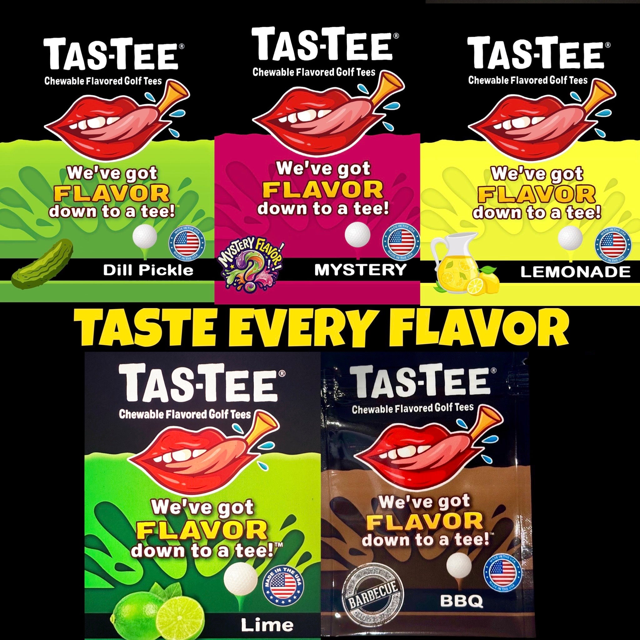 Tas-Tee Variety 4 Packs