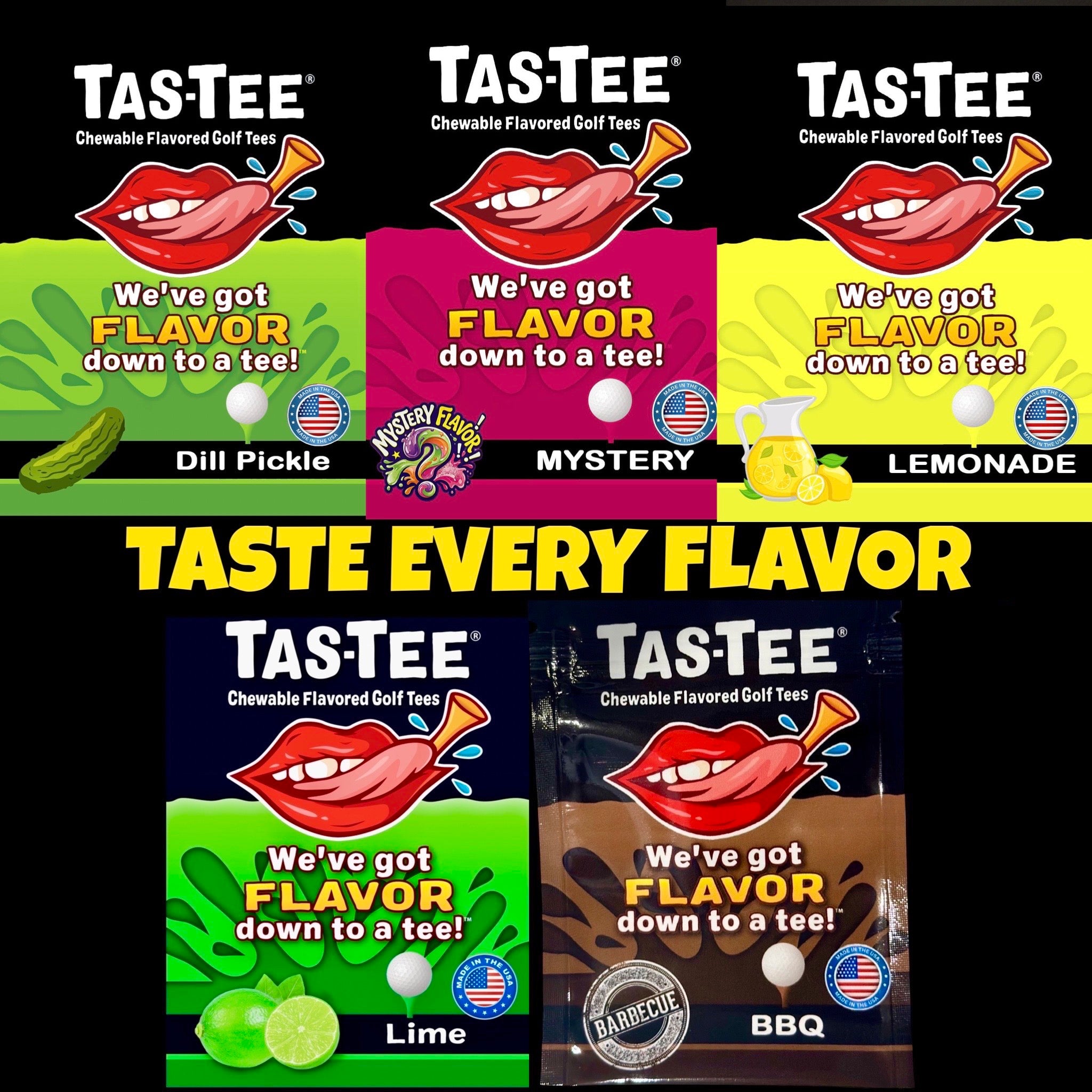 Tas-Tee Variety 4 Packs
