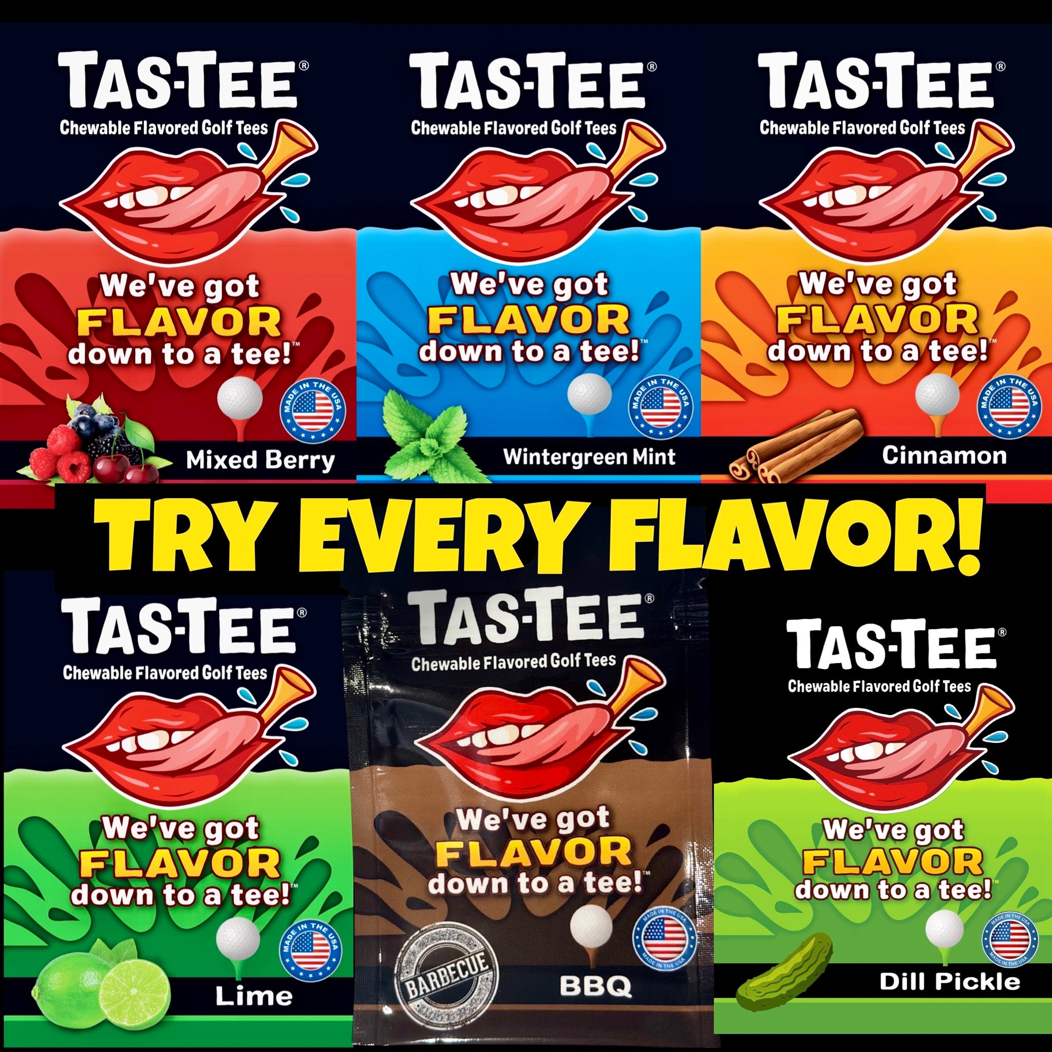 Tas-Tee Variety 8 Packs