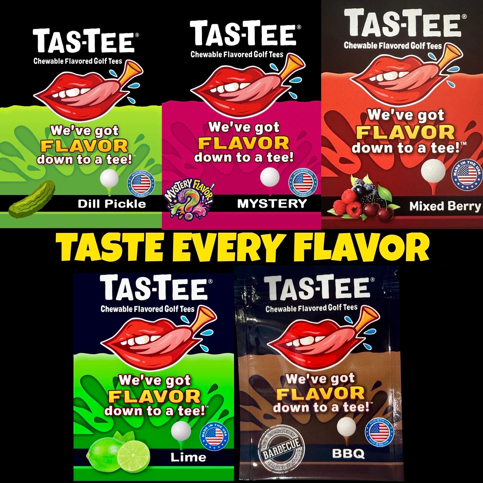 Tas-Tee Variety 4 Packs