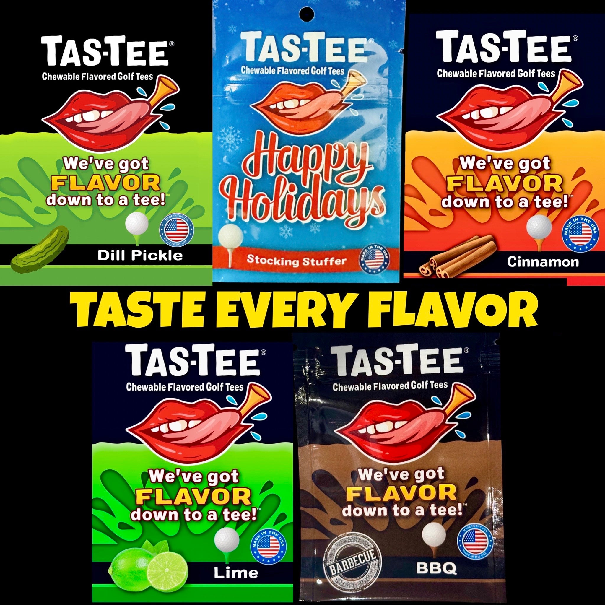 Tas-Tee Variety 4 Packs