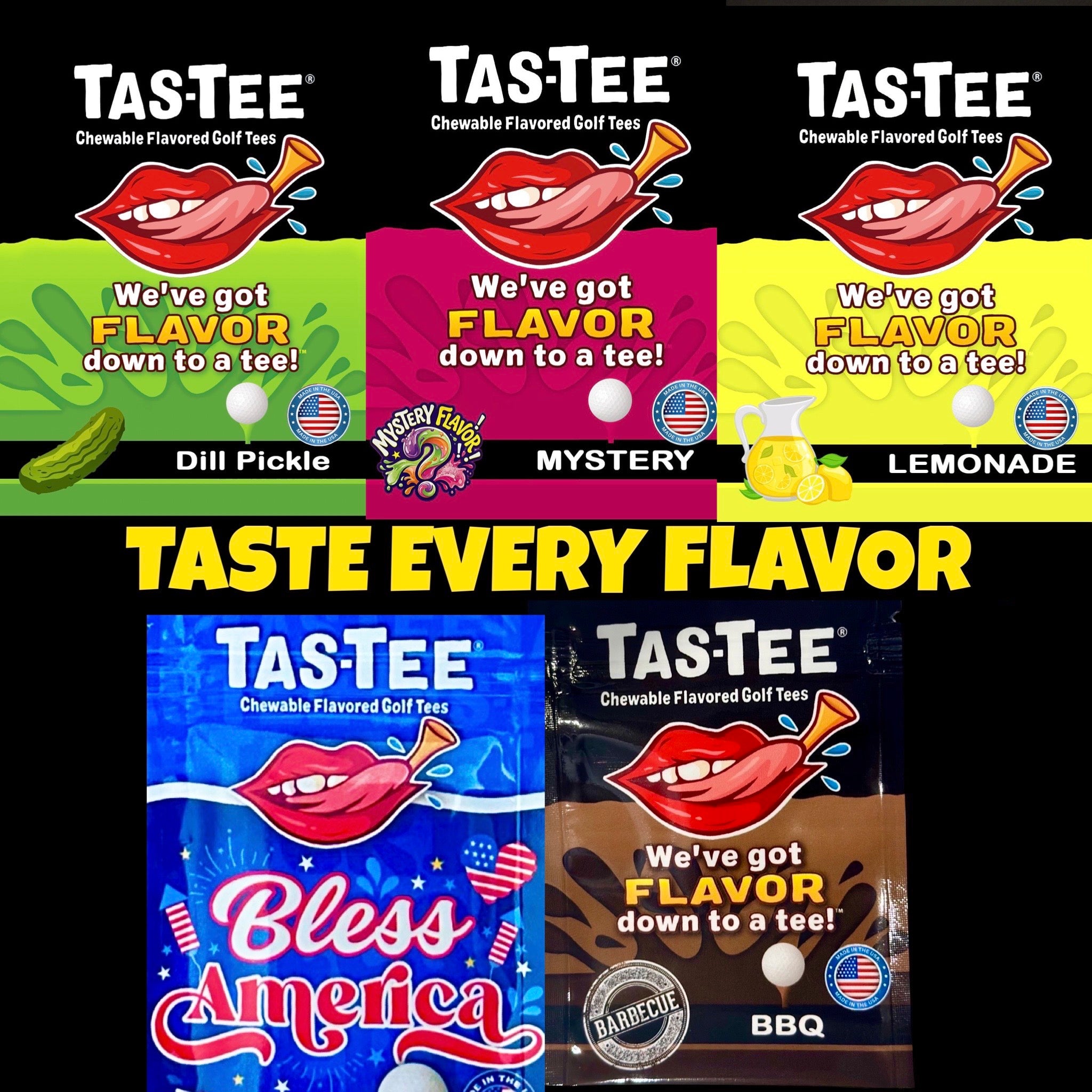 Tas-Tee Variety 4 Packs
